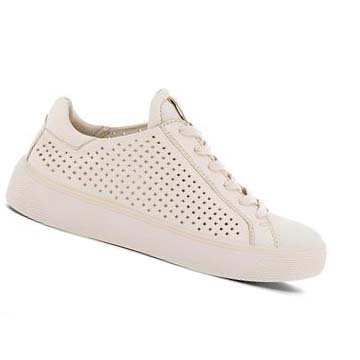 Women's Ecco Street Tray W Laced Casual Shoes White | Canada 92NWY